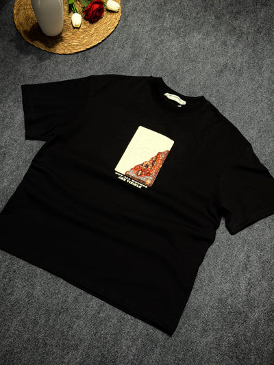 Not All Baskılı Oversize T-shirt Siyah