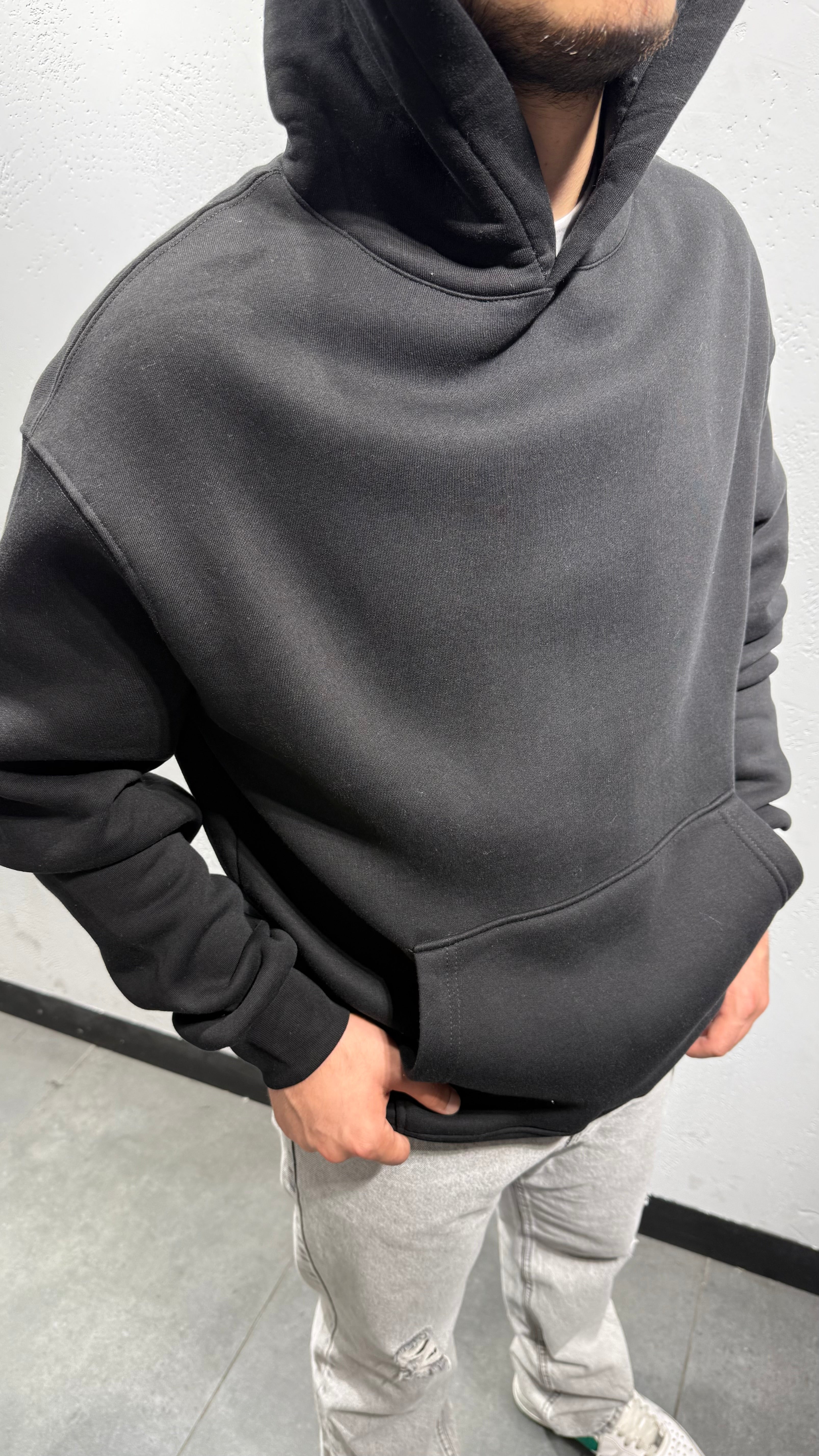 Kapüşonlu Basic Sweat