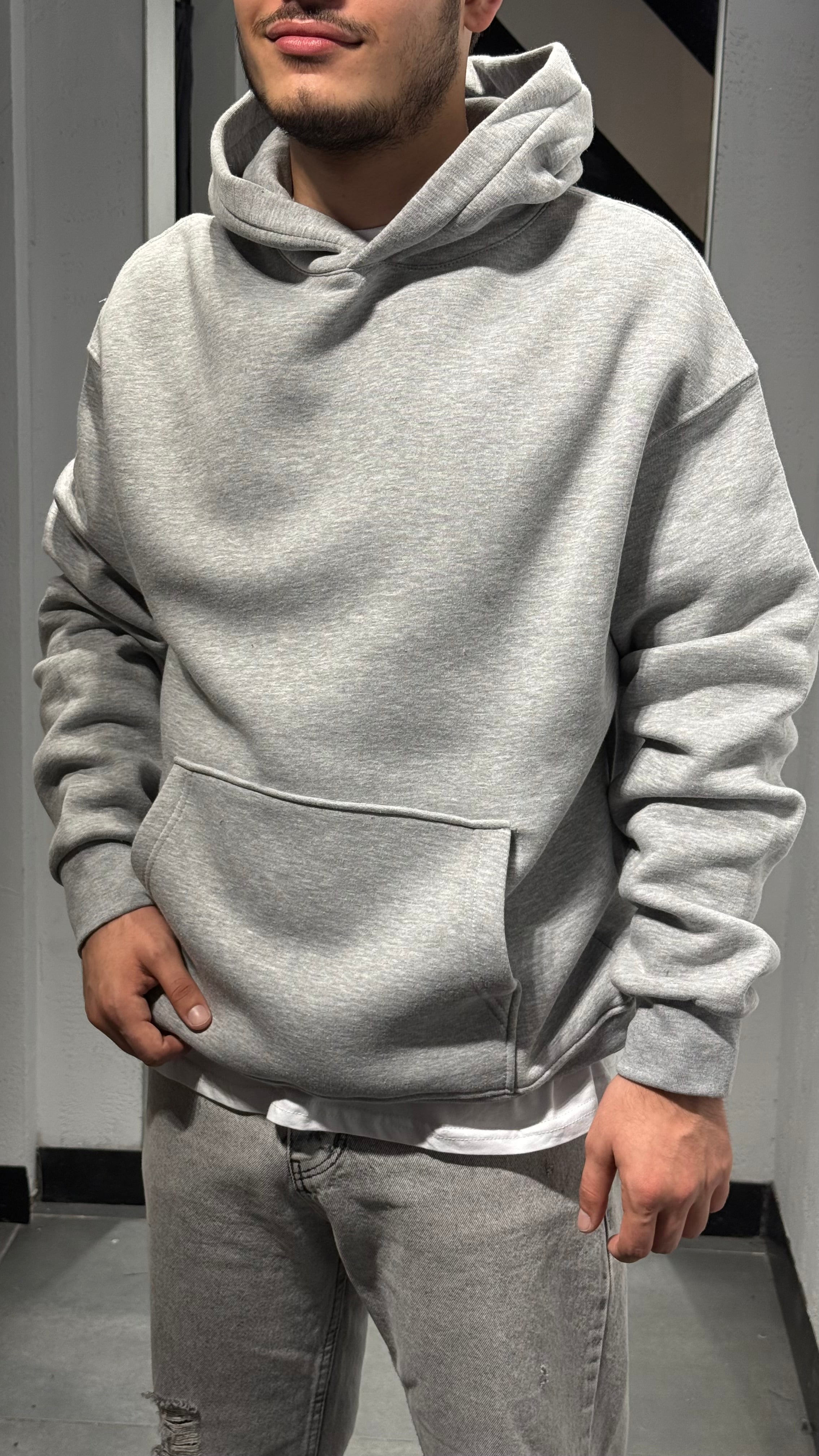 Kapüşonlu Basic Sweat