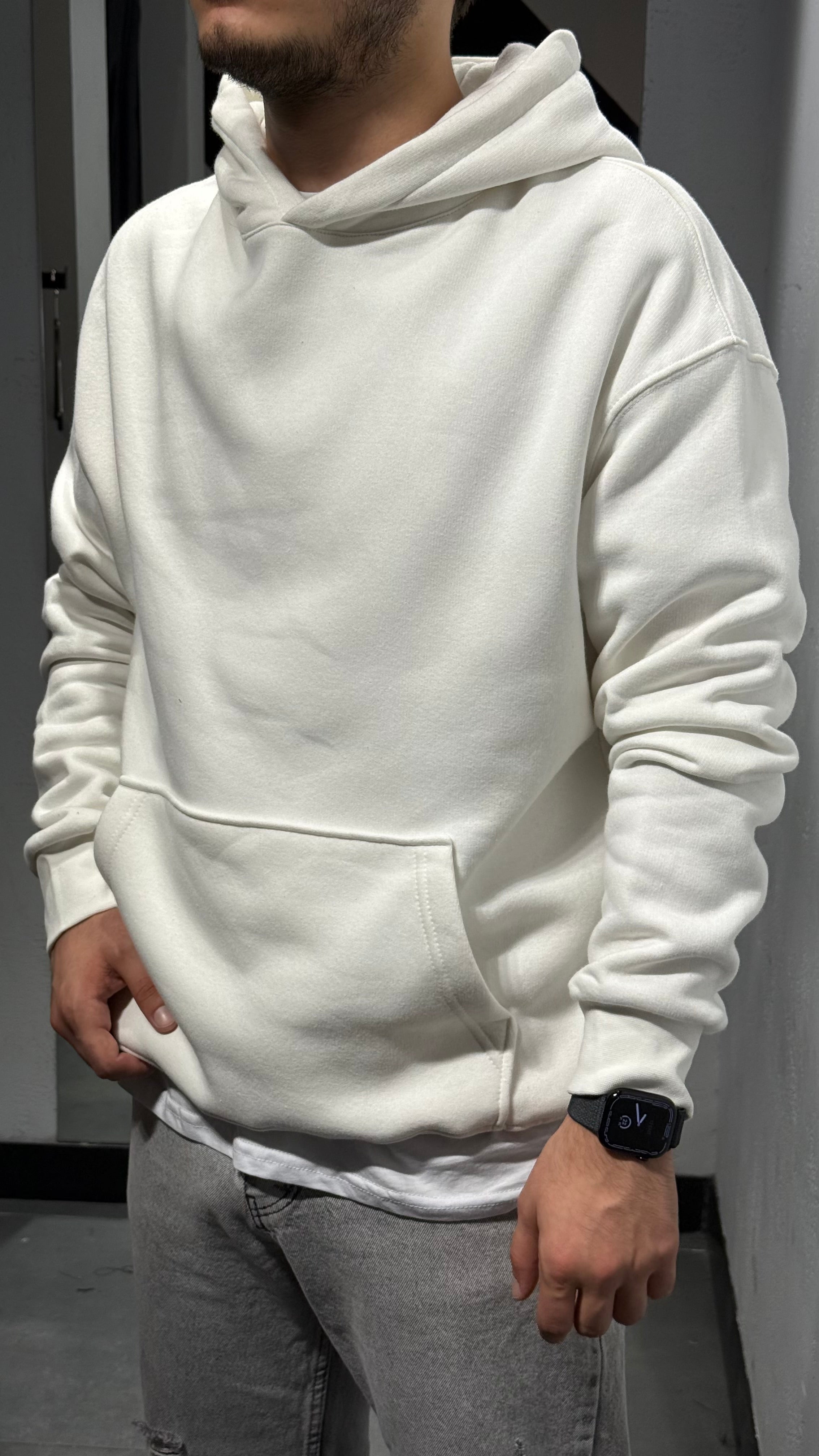 Kapüşonlu Basic Sweat